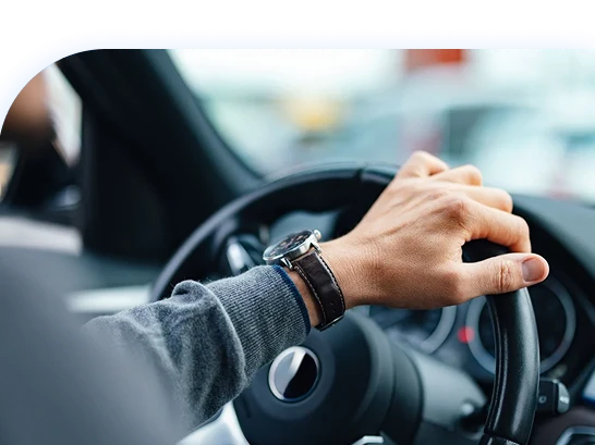 hand holding steering-wheel(mobile) hand holding steering-wheel